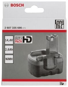 Bosch 14,4 V 2,6 Ah HD NiMh O-Pack Akü 2607335686