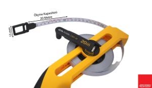 Ceta Form 20 Mt Saplı Çelik Metre P07-20