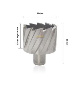 3Keego 50 x 30 mm HSS Manyetik Matkap Ucu SHC30