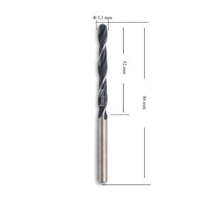 MTE 5,1 mm Haddeli Metal Matkap Ucu HSS DIN 338