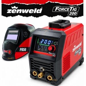 Zenweld ForceTig 200 Amper TIG Argon Kaynak Makinesi + P850 Maske