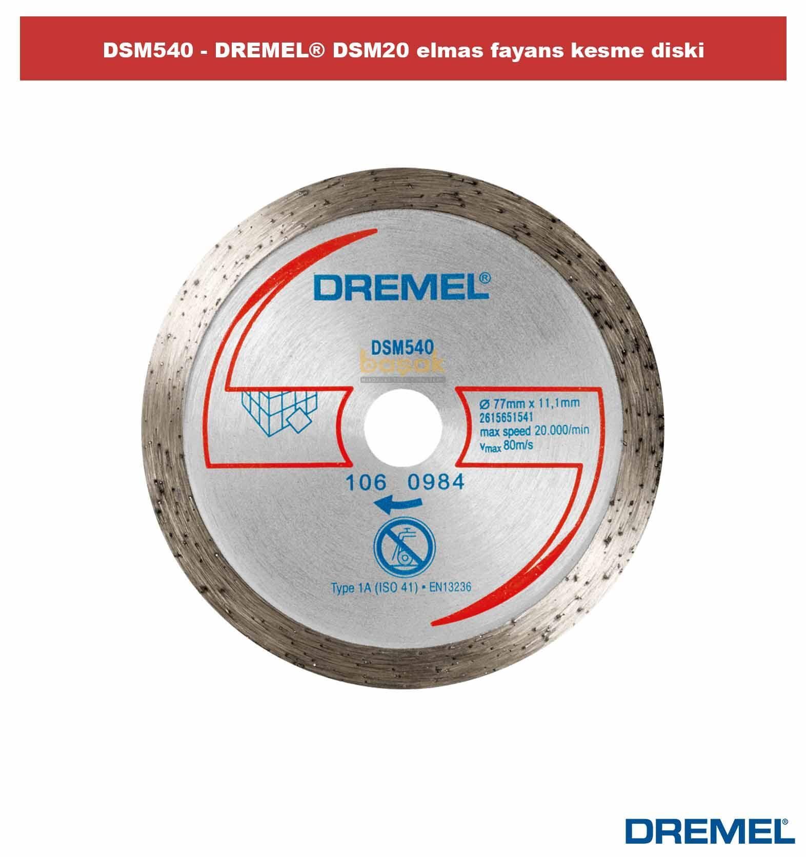 Dremel DSM540 Elmas Fayans Kesme Diski DSM20 İçin