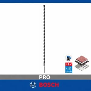 Bosch PRO HEX-5 12 x 400 mm Karbür Uçlu Beton Matkap Ucu 2608706996