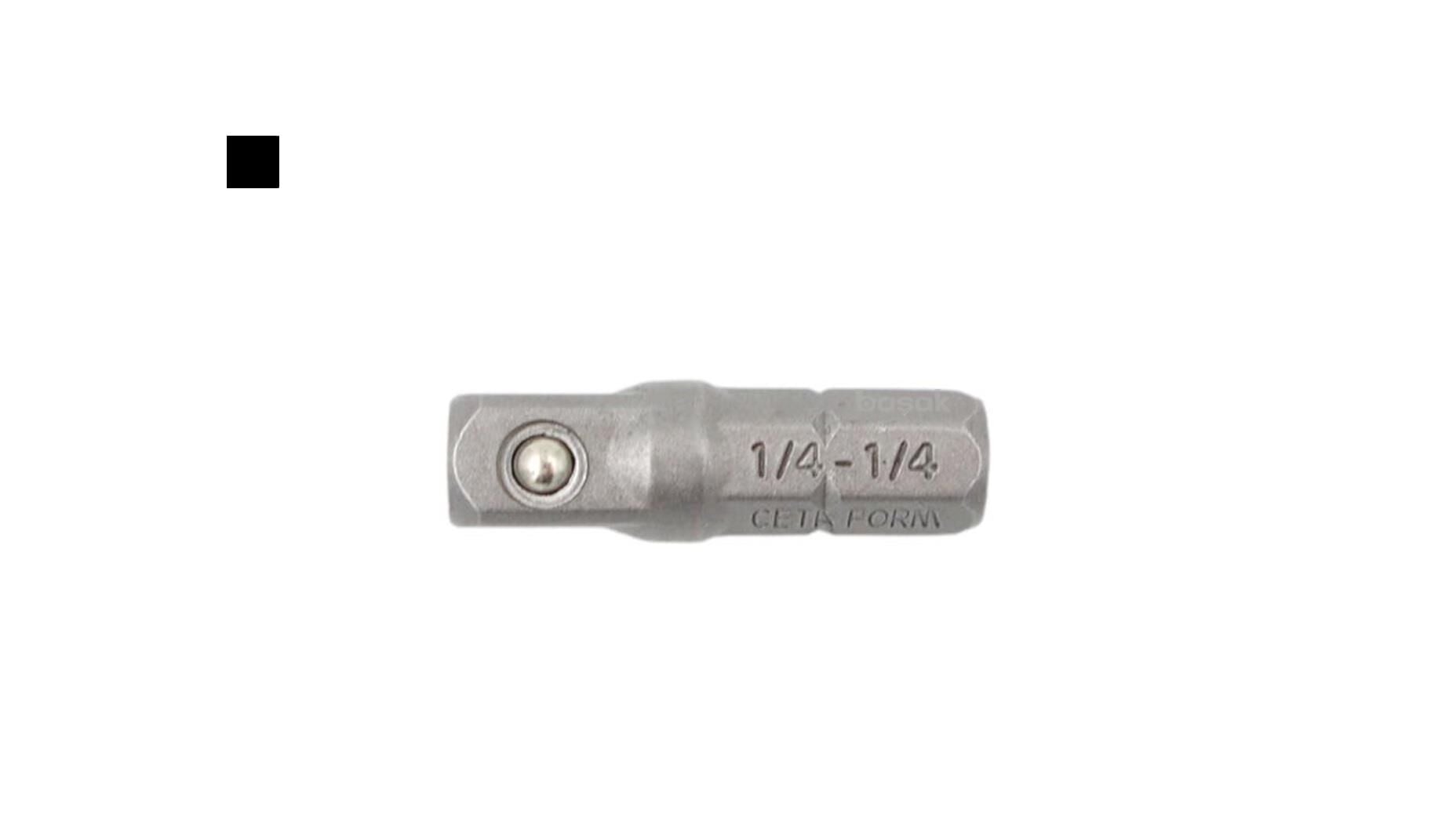 Ceta Form Lokma Adaptörü 1/4'' - 1/4'' x 25mm BT/7010 