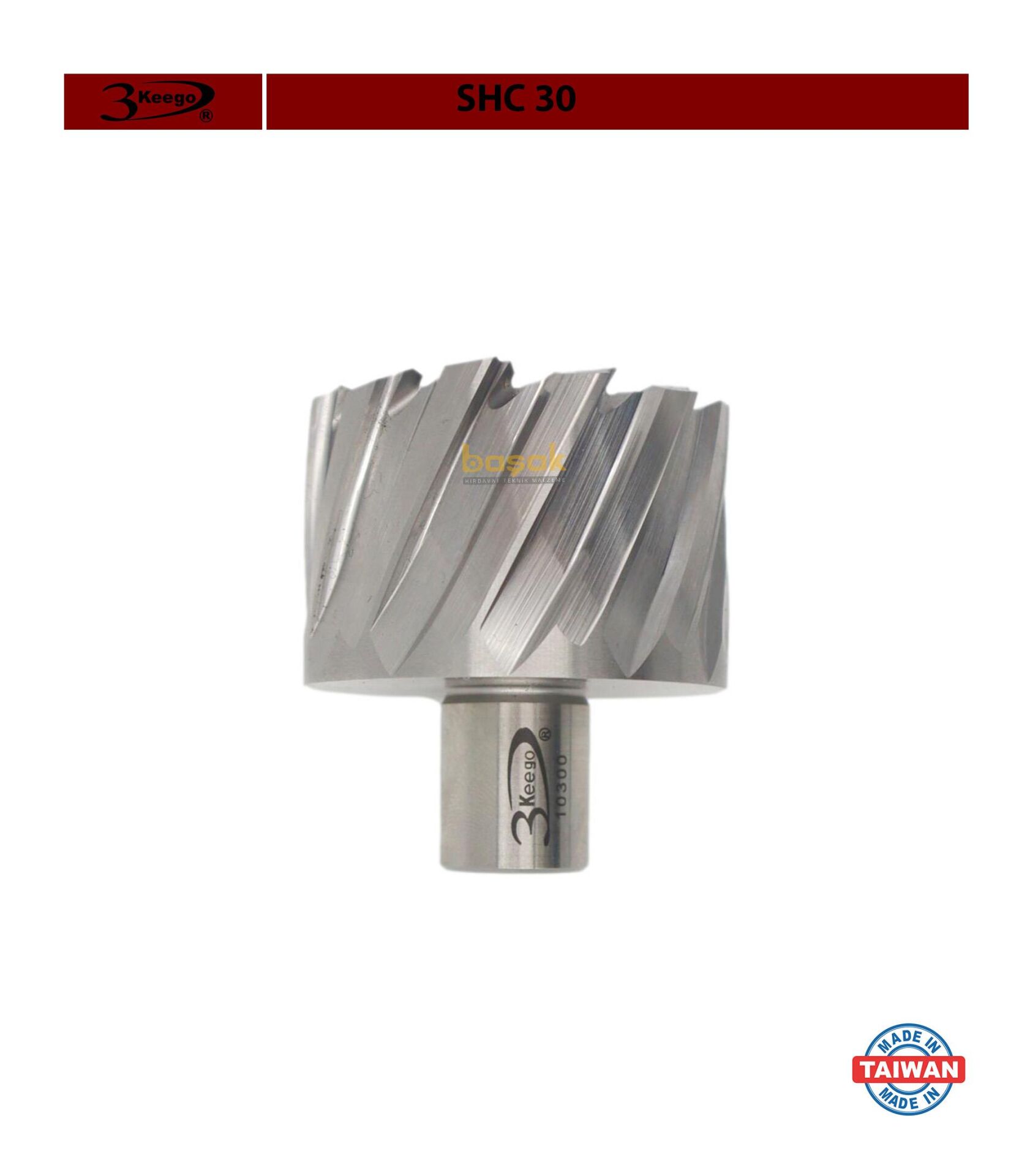 3Keego 54 x 30 mm HSS Manyetik Matkap Ucu SHC30
