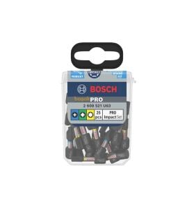 Bosch Pro Impact 25 mm Ph2-Pz2-T20-T25-T30 25 Parça Bits Uç Seti 2608521U63