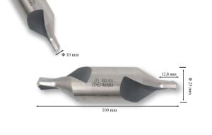 MTE 10,00 mm Punta Matkabı HSS (DIN 333/A)