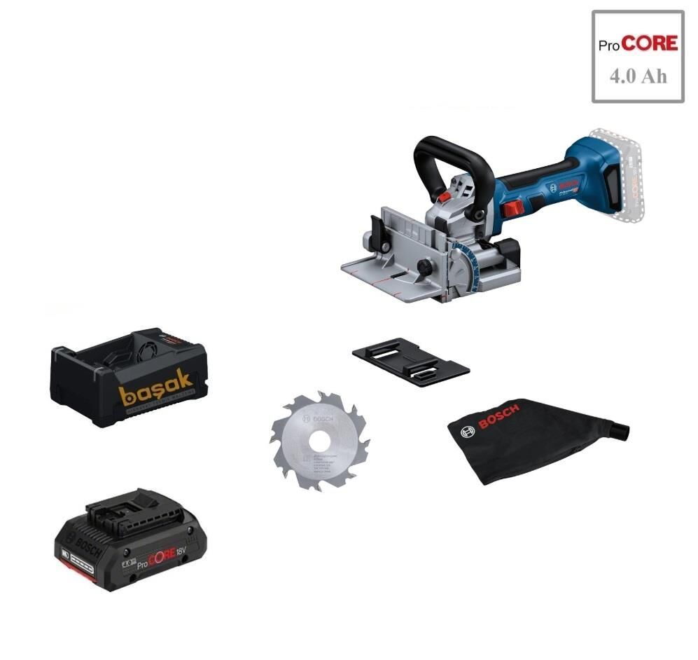 Bosch GFF 18V-22 1x4 Ah ProCORE Akülü Yassı Dübel Frezesi