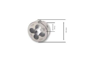 MTE UNC 5/8 Pafta Normal Vidalı HSS DIN 223/B