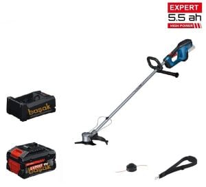 Bosch GFR 18V-25 BH 1x5,5 Ah Expert Akülü Tırpan ve Misinalı Kenar Kesme
