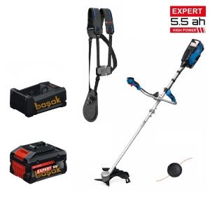 Bosch GFR 18V-25 BH 1x5,5 Ah Expert Akülü Tırpan ve Misinalı Kenar Kesme