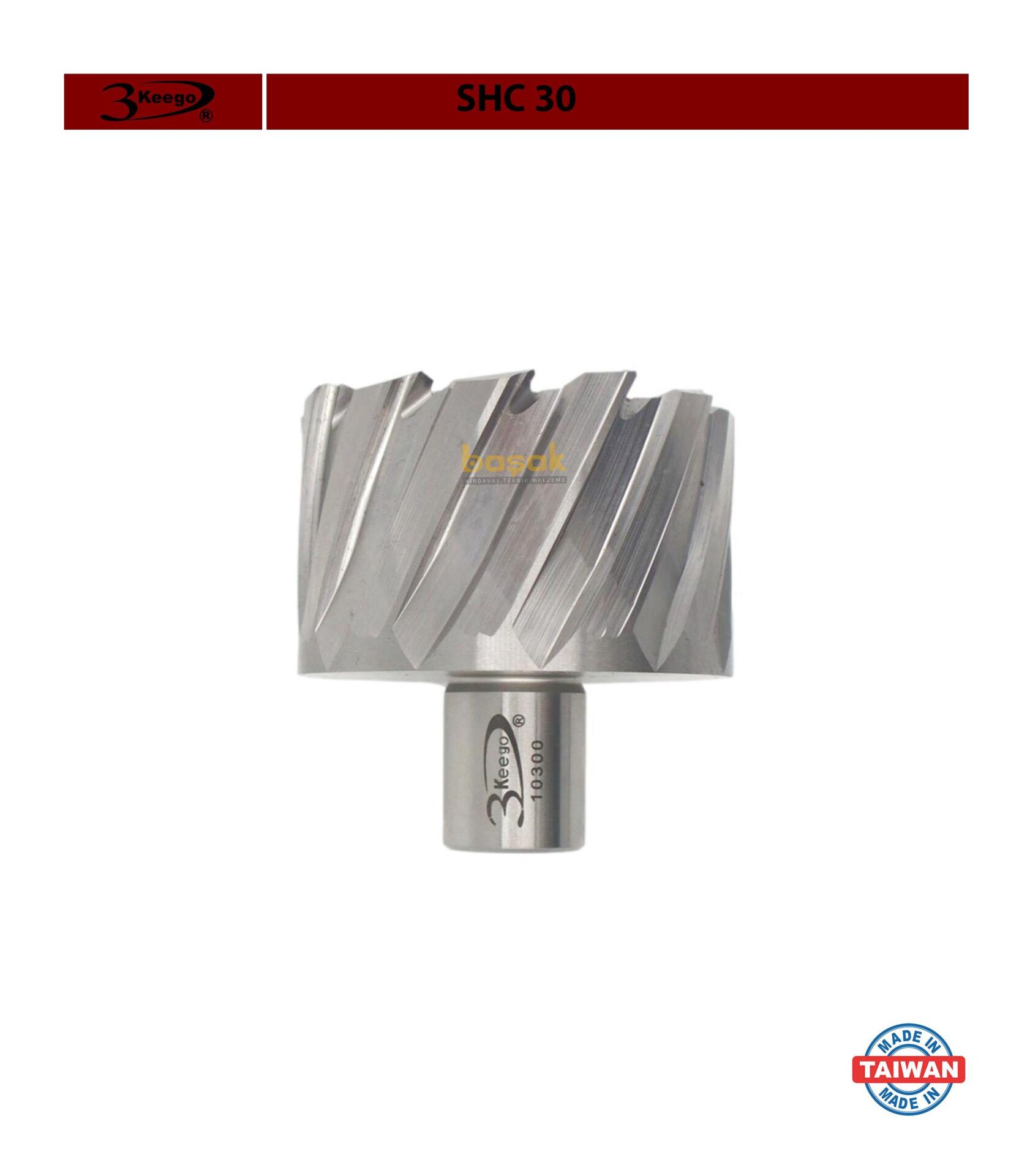 3Keego 58 x 30 mm HSS Manyetik Matkap Ucu SHC30