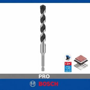 Bosch PRO HEX-5 15 x 150 mm Karbür Uçlu Beton Matkap Ucu 2608707000