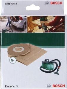 Bosch Vac Toz torbası - EasyVac 3 için 5'li Paket 2609256F34