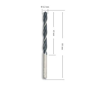 MTE 6,2 mm Haddeli Metal Matkap Ucu HSS DIN 338