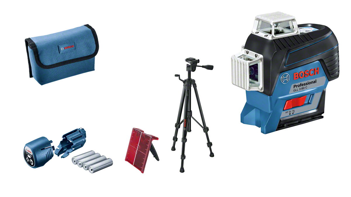 Bosch GLL 3-80 C Tripodlu Çizgi Lazeri 0601063R01