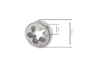 MTE UNC 1 Pafta Normal Vidalı HSS DIN 223/B