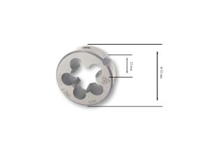 MTE UNC 1 Pafta Normal Vidalı HSS DIN 223/B
