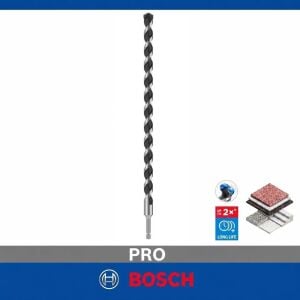 Bosch PRO HEX-5 16 x 400 mm Karbür Uçlu Beton Matkap Ucu 2608707002