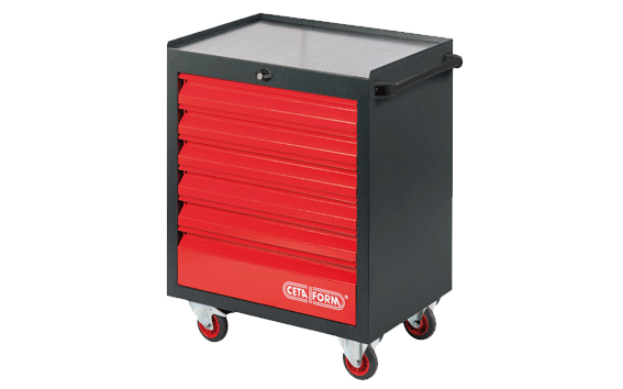 Ceta Form A02-06 GT Takım Arabası (Boş) - 6 Çekmeceli