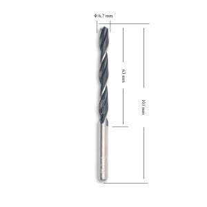MTE 6,7 mm Haddeli Metal Matkap Ucu HSS DIN 338
