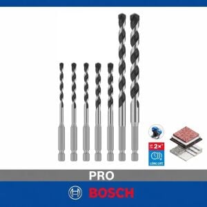 Bosch PRO HEX-5 7'li Beton Matkap Ucu Seti 4-10 mm 2608707005