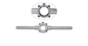 Völkel M16-M20 İnce Diş Pafta Kolu Çinko Döküm ⌀45x14 mm 15008