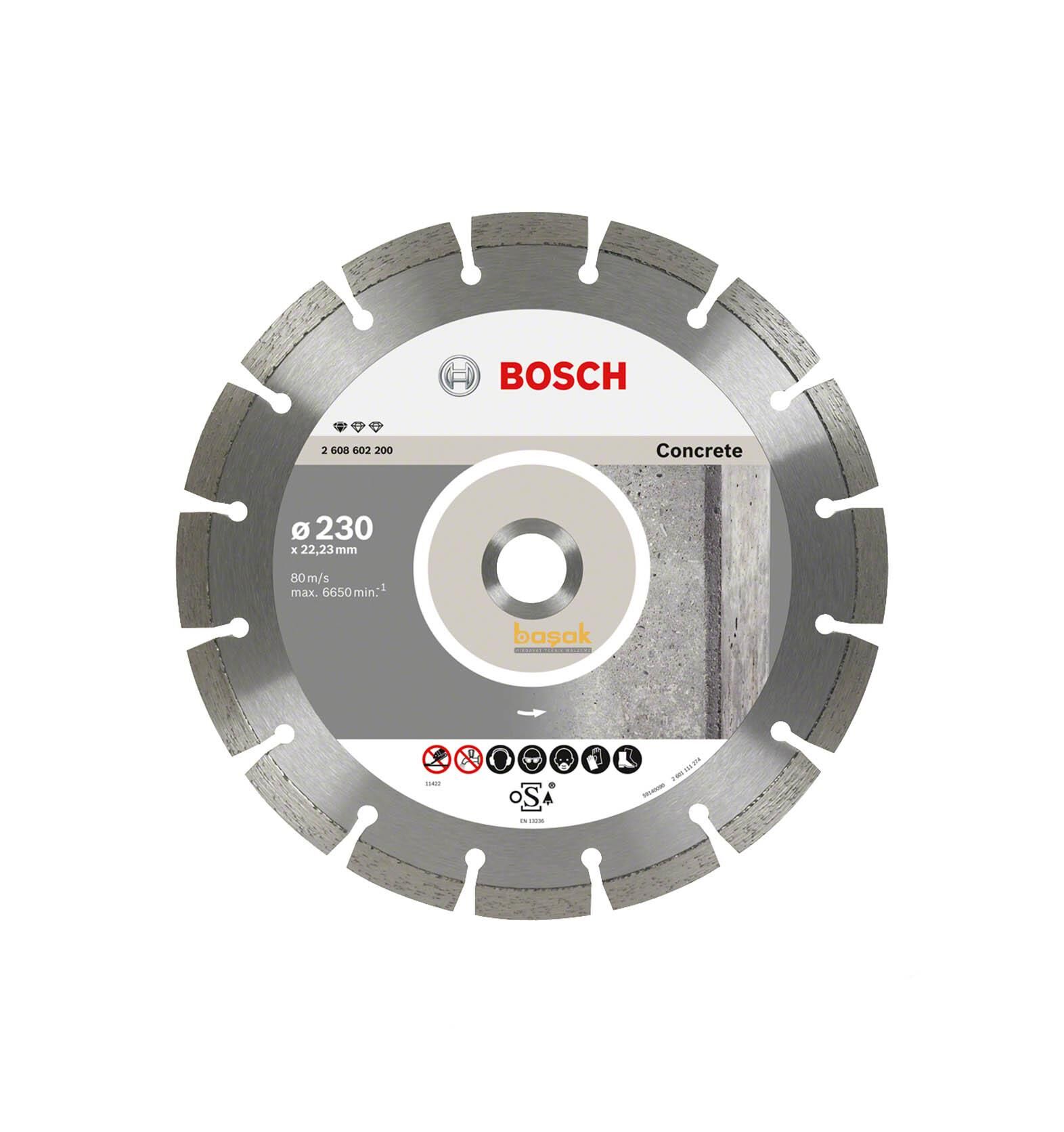 Bosch 9+1 Eko. Paket 230 mm  Elmas Beton Kesme Diski 2608603243