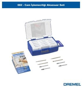 DREMEL 682 Cam İşlemeciliği Aksesuar Seti