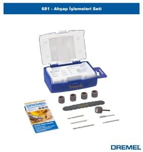 DREMEL 681 Ahşap İşleri Aksesuar Seti