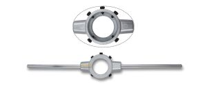 Völkel M22-M26 İnce Diş Pafta Kolu Çinko Döküm ⌀45x18 mm 15010