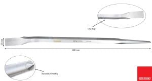 Ceta Form Keçe Levyesi  Düz 400 mm L20-0401
