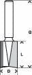 Bosch 6mm Şaftlı Freze Ucu 6*19*51 2608628440