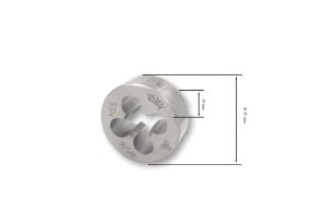 MTE W 5/8 Pafta Normal Vidalı HSS DIN 223/B