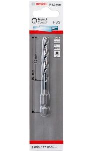 Bosch Impact HSS 5,x91mm 1/4'' Altıgen Matkap Ucu 2608577056