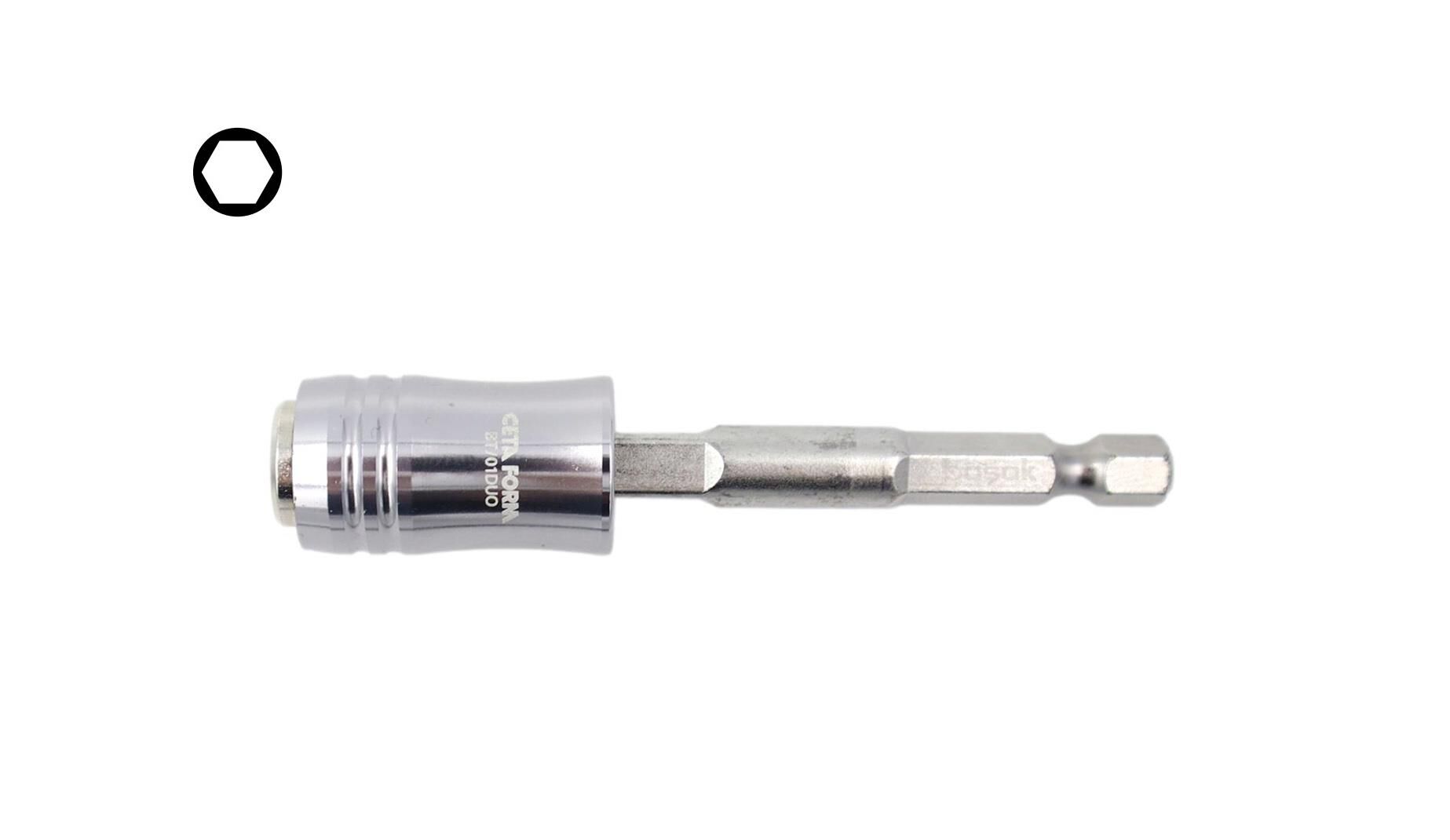 Ceta Form 1/4''  Lokma Adaptörlü Bits Tutucu BT/01DUO