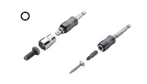 Ceta Form 1/4''  Lokma Adaptörlü Bits Tutucu BT/01DUO