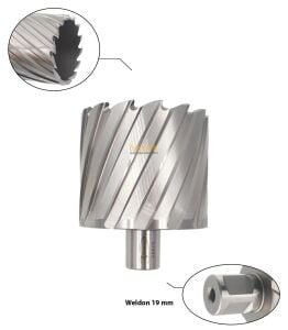 3Keego 70 x 55 mm HSS Manyetik Matkap Ucu SHC55