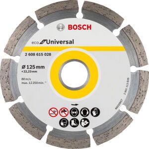 Bosch Eco Turbo 125mm (10'lu paket) Elmas Testere Yapı Malzemeleri İçin 2608615041