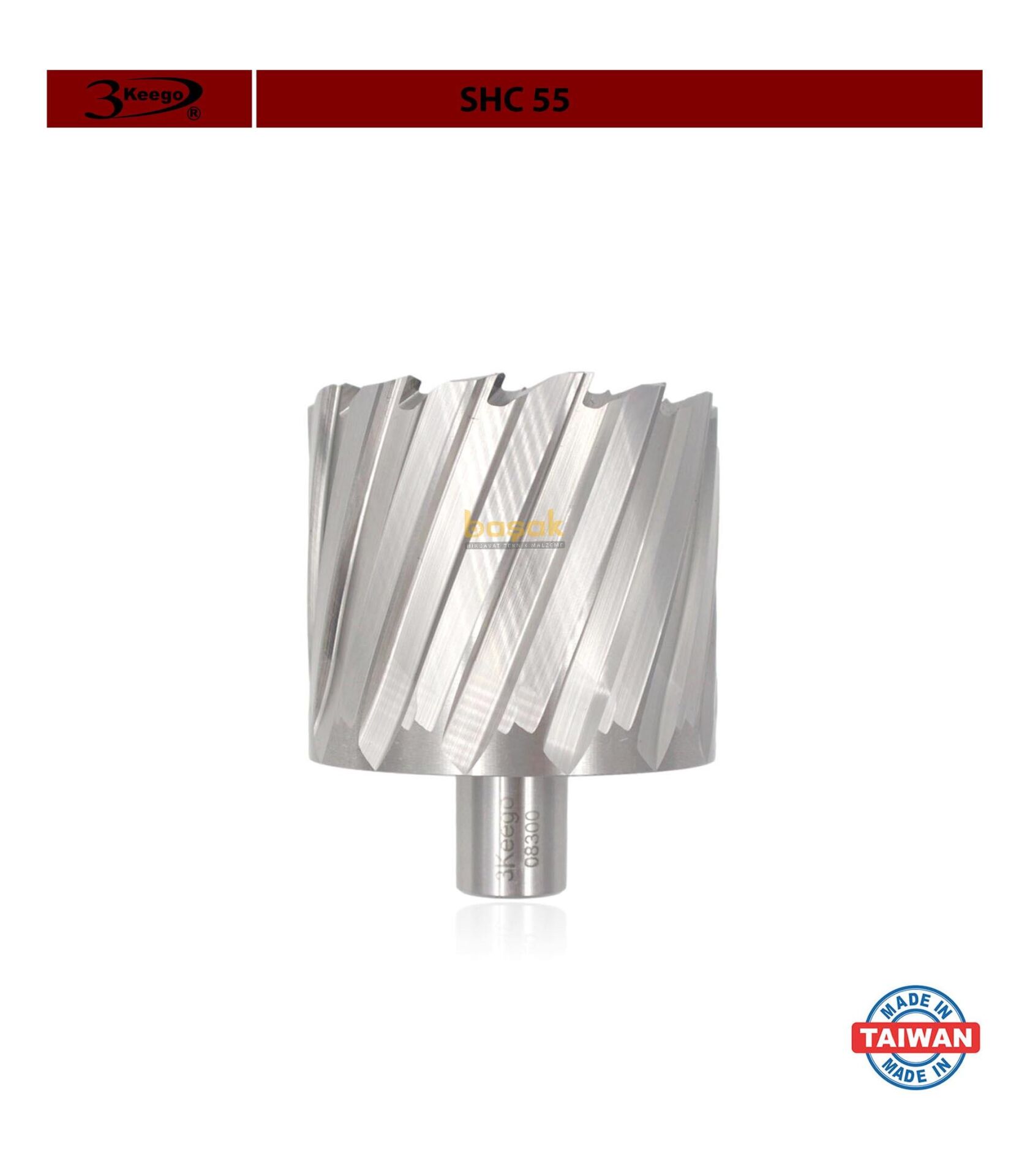 3Keego 69 x 55 mm HSS Manyetik Matkap Ucu SHC55