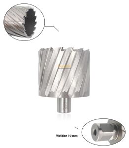 3Keego 69 x 55 mm HSS Manyetik Matkap Ucu SHC55