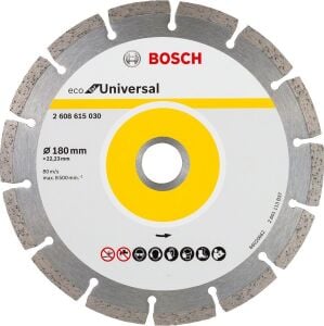 Bosch Eco Turbo 180mm (10'lu paket) Ucuz Elmas Testere Yapı Malzemeleri İçin 2608615043
