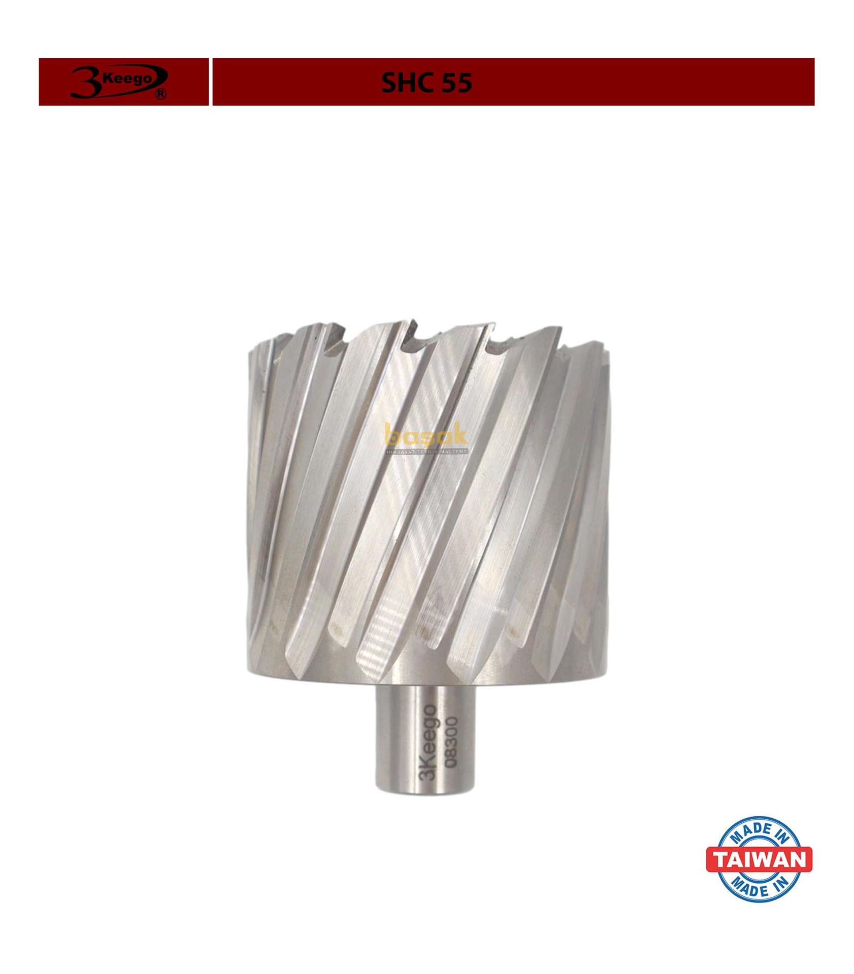 3Keego 68 x 55 mm HSS Manyetik Matkap Ucu SHC55