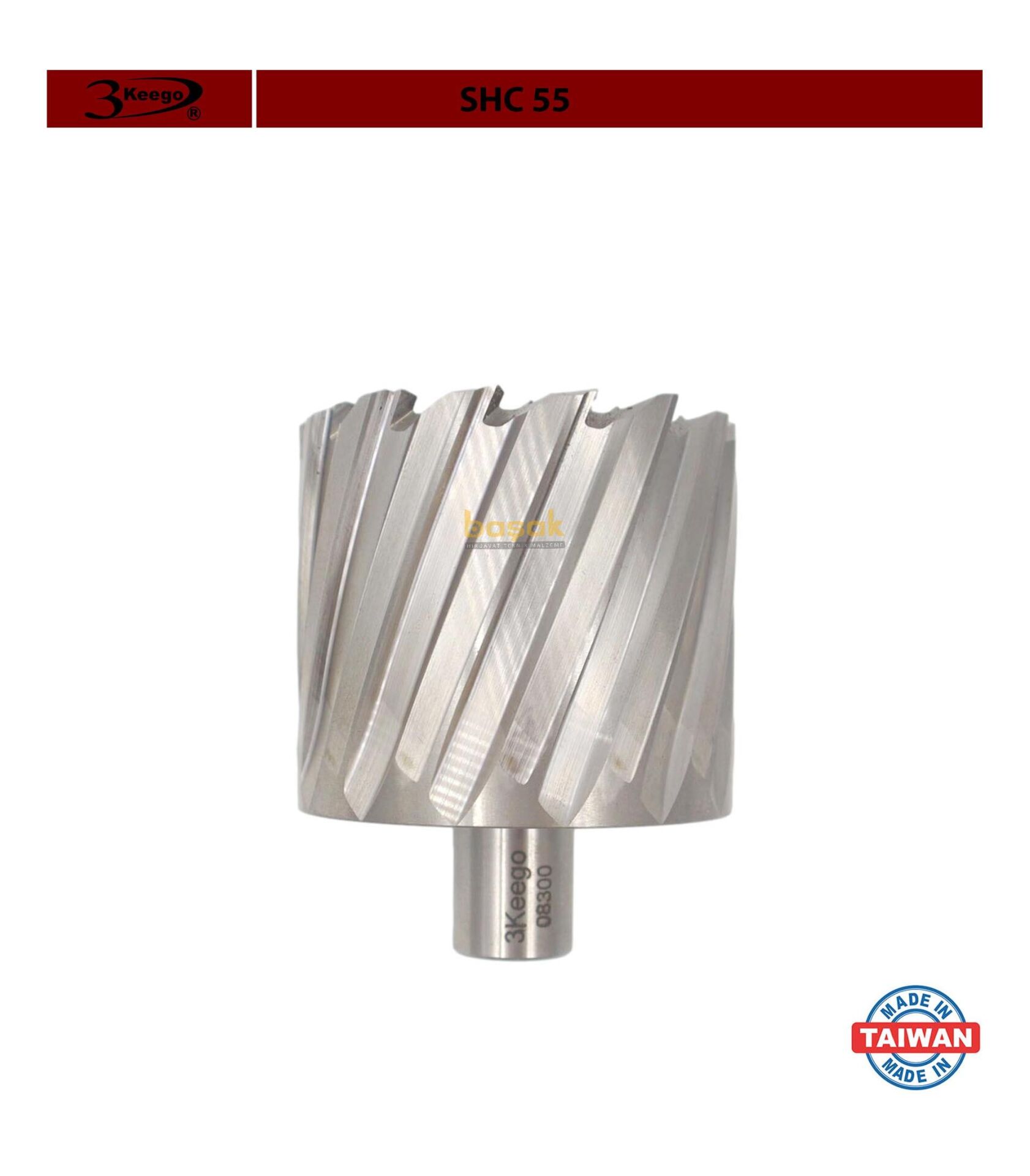 3Keego 68 x 55 mm HSS Manyetik Matkap Ucu SHC55