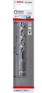 Bosch Impact HSS 6,5x104mm 1/4'' Altıgen Matkap Ucu 2608577059