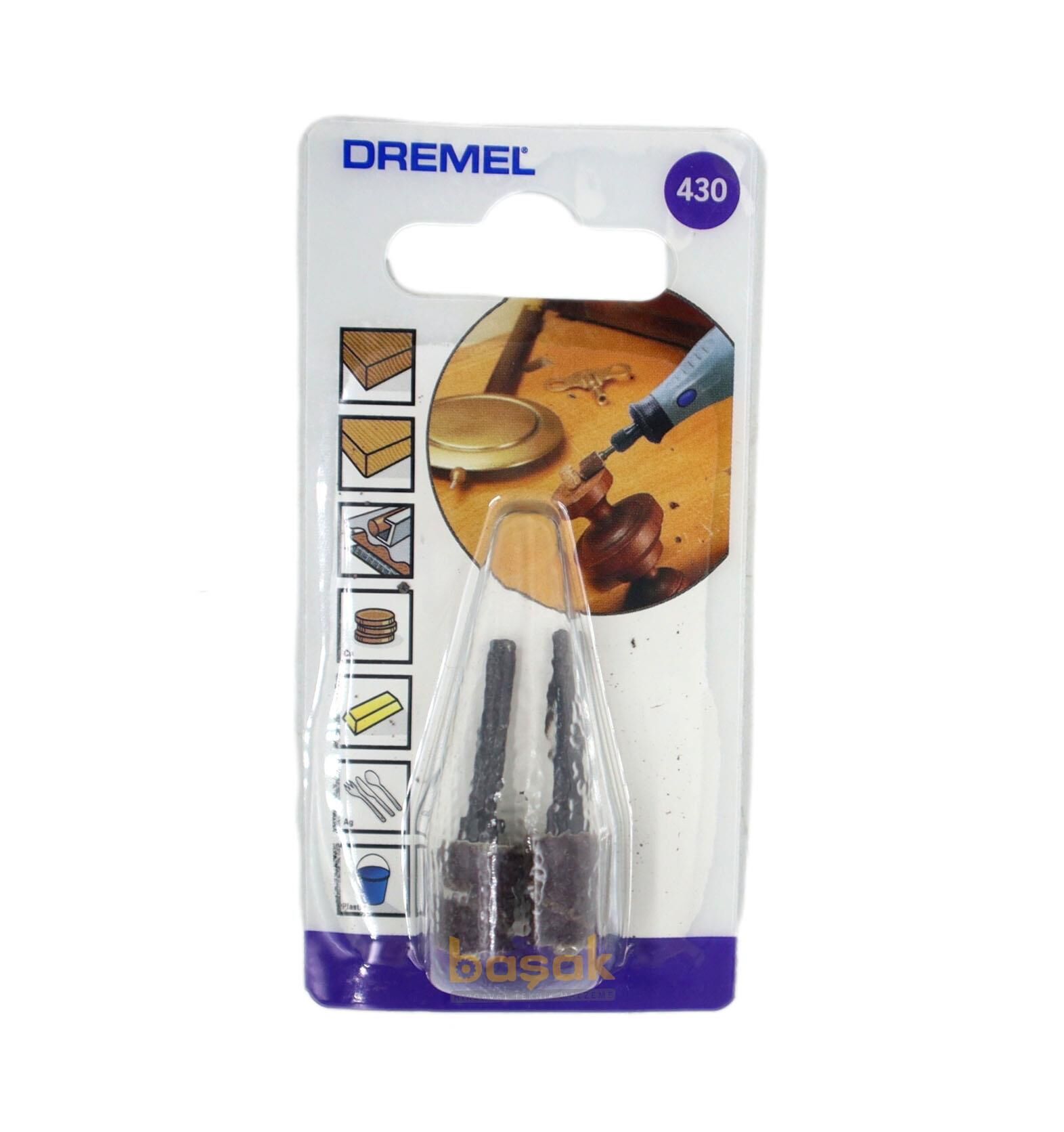 DREMEL 430 Zımpara Bandı ve Mandren 6,4 mm 60 kum | Dremel