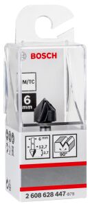 Bosch 6mm Şaftlı V Oluk Freze Ucu 6*12,7*45 2608628447