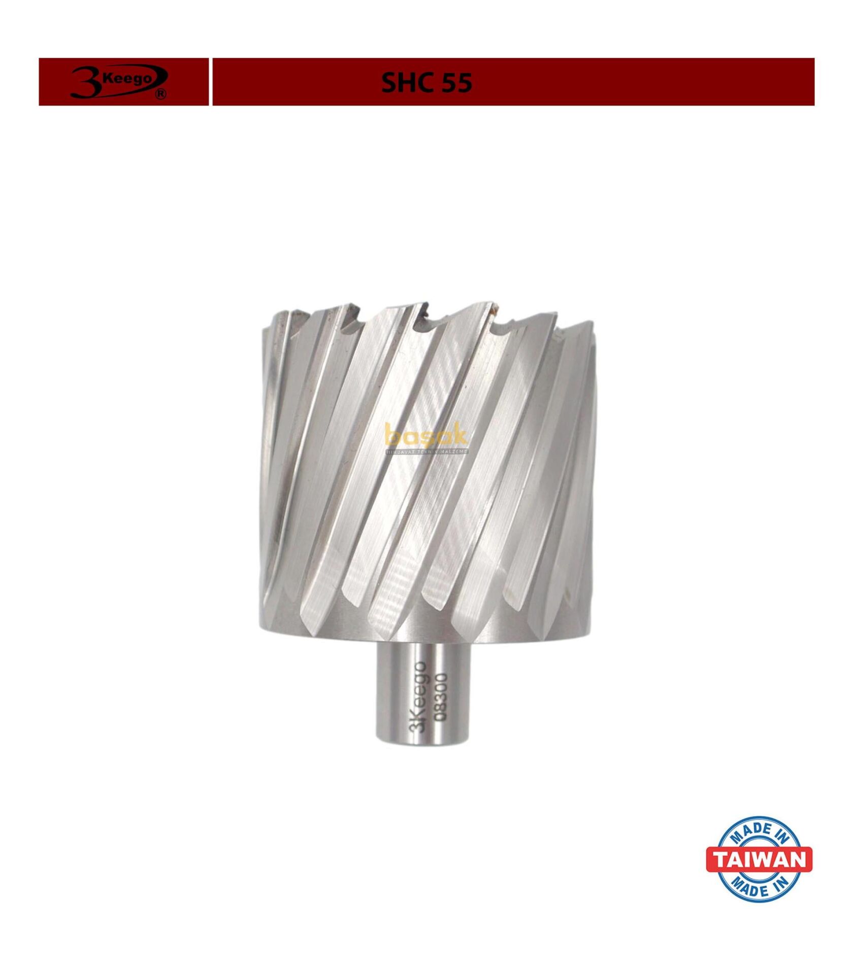 3Keego 67 x 55 mm HSS Manyetik Matkap Ucu SHC55