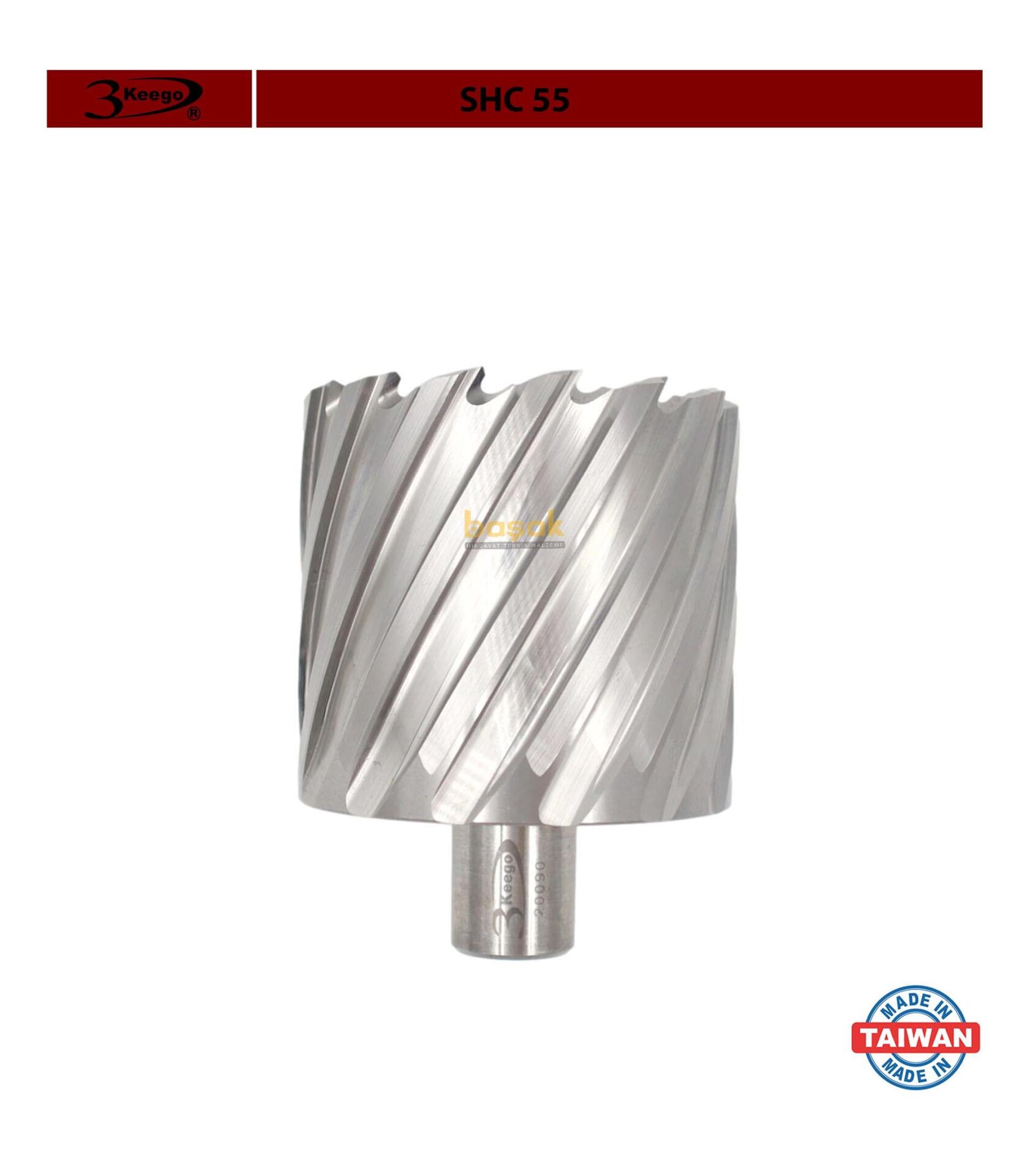 3Keego 66 x 55 mm HSS Manyetik Matkap Ucu SHC55