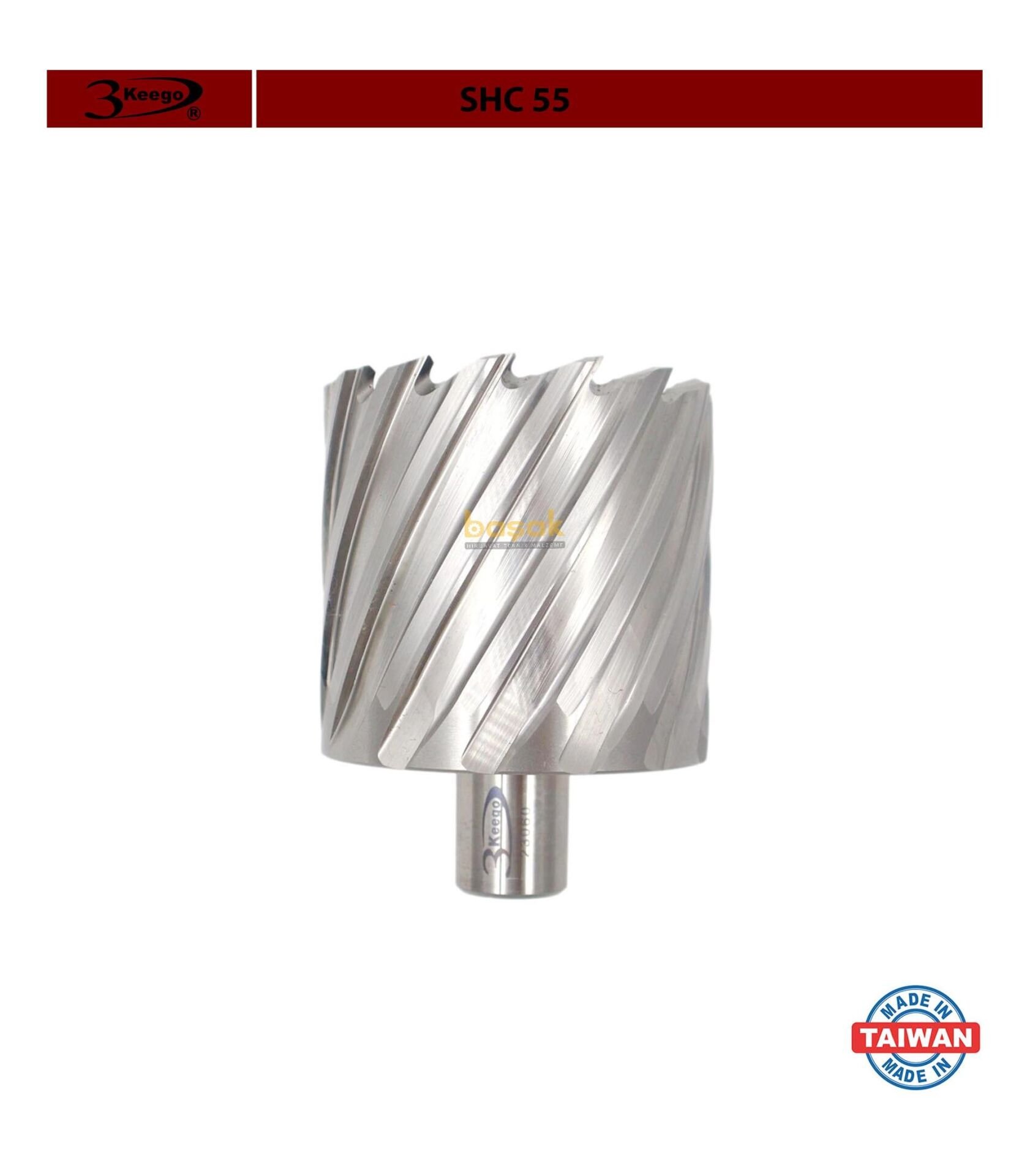3Keego 65 x 55 mm HSS Manyetik Matkap Ucu SHC55